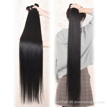 32 34 36 Inch Raw Vietanmese Human Hair Extension Virgin Cuticle Aligned Wholesale Human Hair Bundles Vendor Extensions